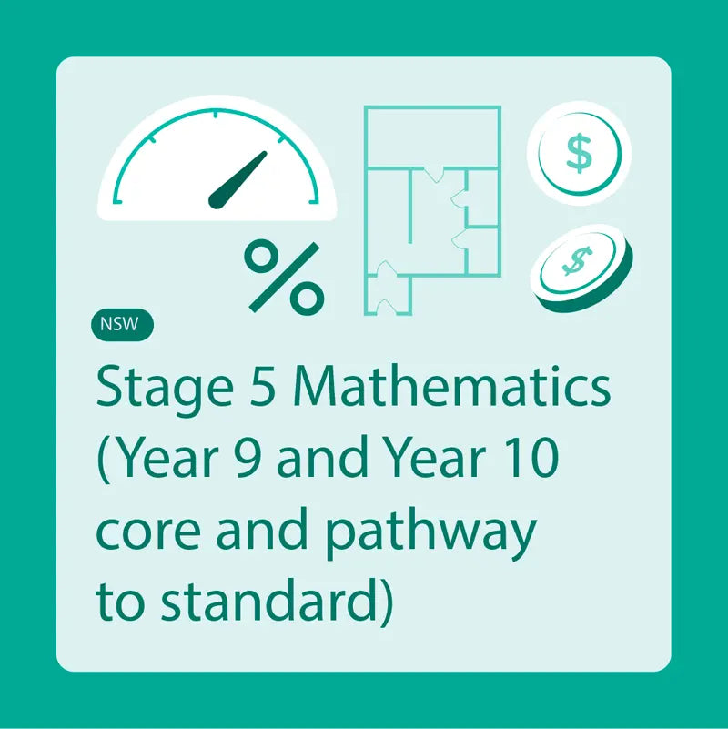 Stage 5 Mathematics (Year 9 and Year 10 core and pathway to standard) NSW curriculum My Store