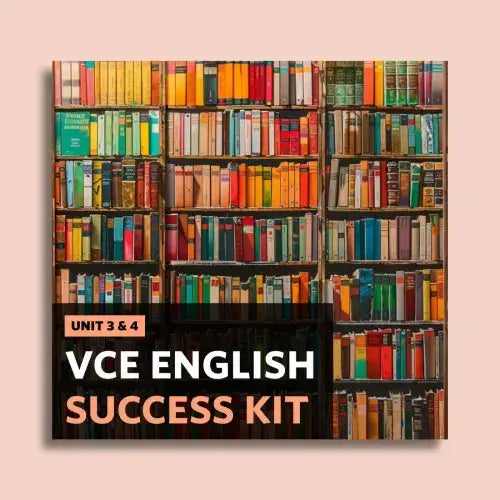 VCE English Unit 3 & 4 My Store